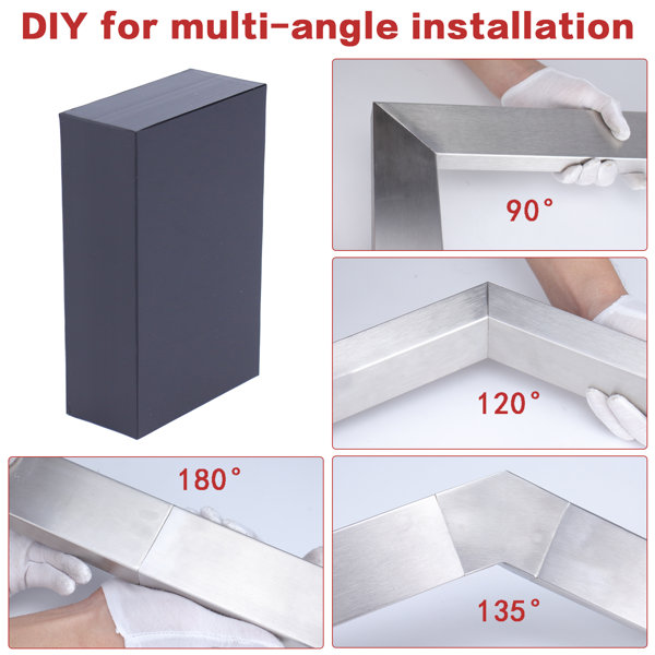 Muzata Flat Handrail Accessories Pom Extension Connector Wayfair